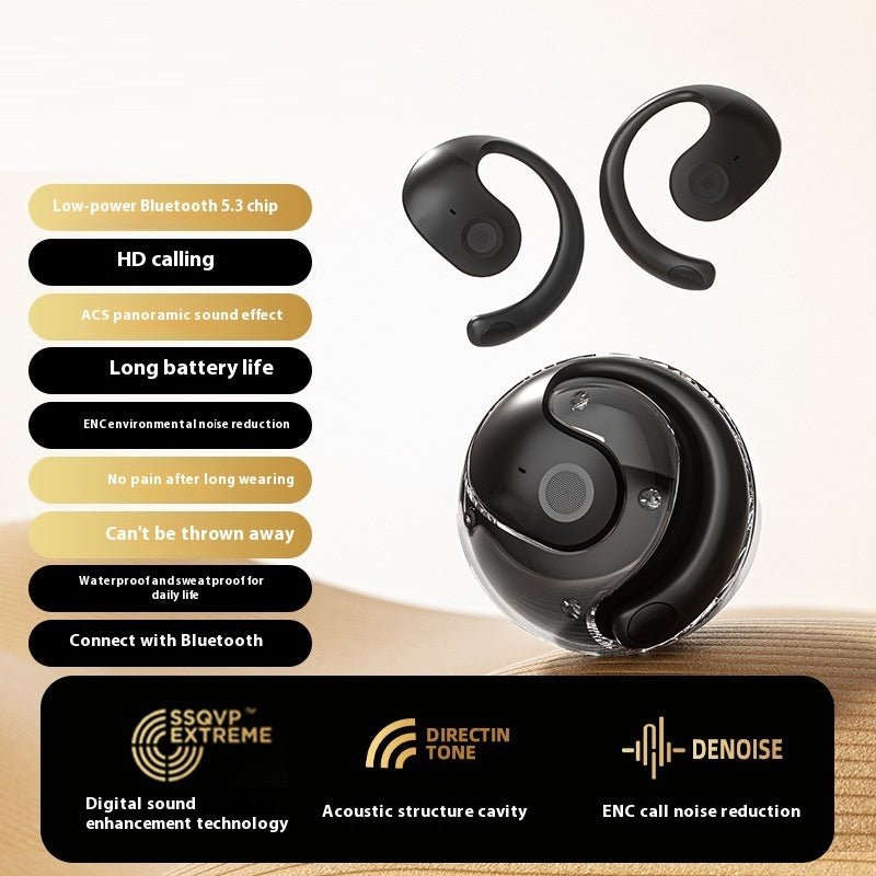 AuraSound AI – Bluetooth Translator & Ear - Hook Headset - Best Price at Zenvia | Buy Now!